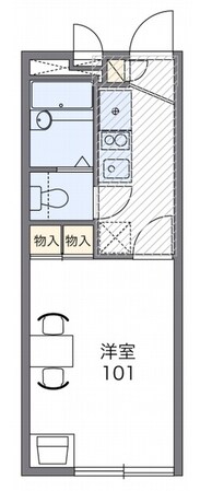 レオパレス伊奈平の物件間取画像